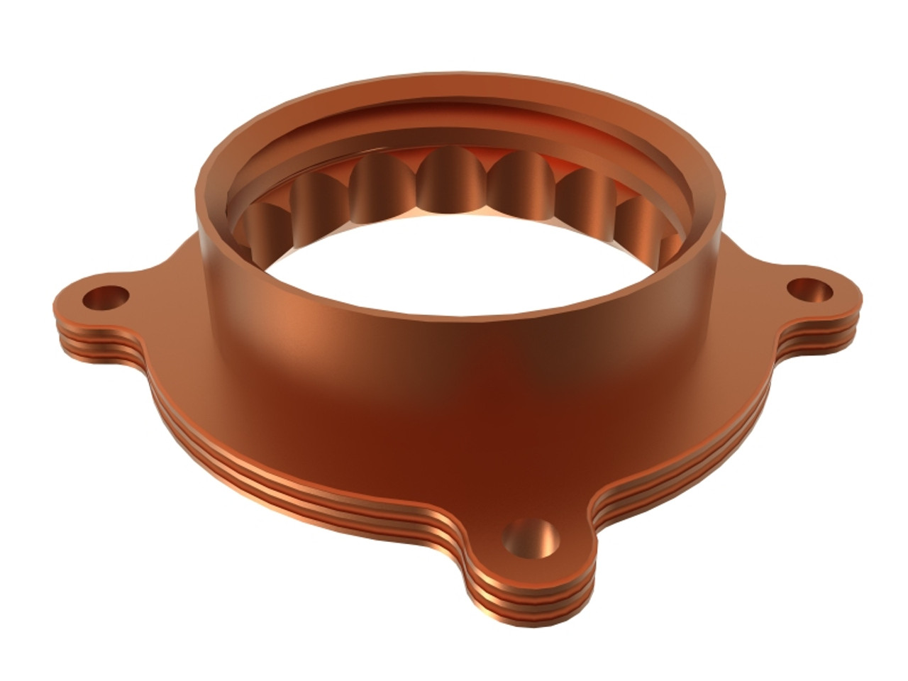 aFe Silver Bullet Throttle Body Spacers TBS 22-23 Toyota GR86 H4-2.4L - Orange - 46-38013