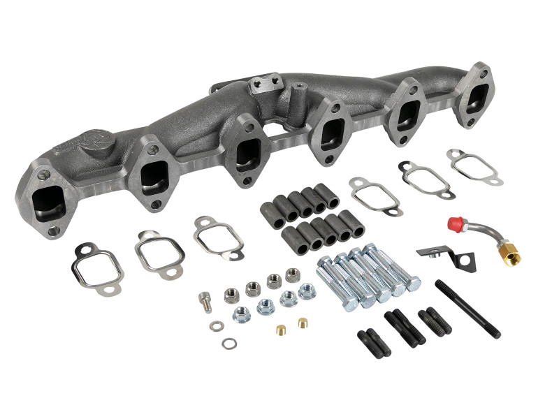 aFe Power BladeRunner Ported Ductile Iron Exhaust Manifold 94-98 Dodge Diesel Trucks L6-5.9L (td) - 46-40044-1