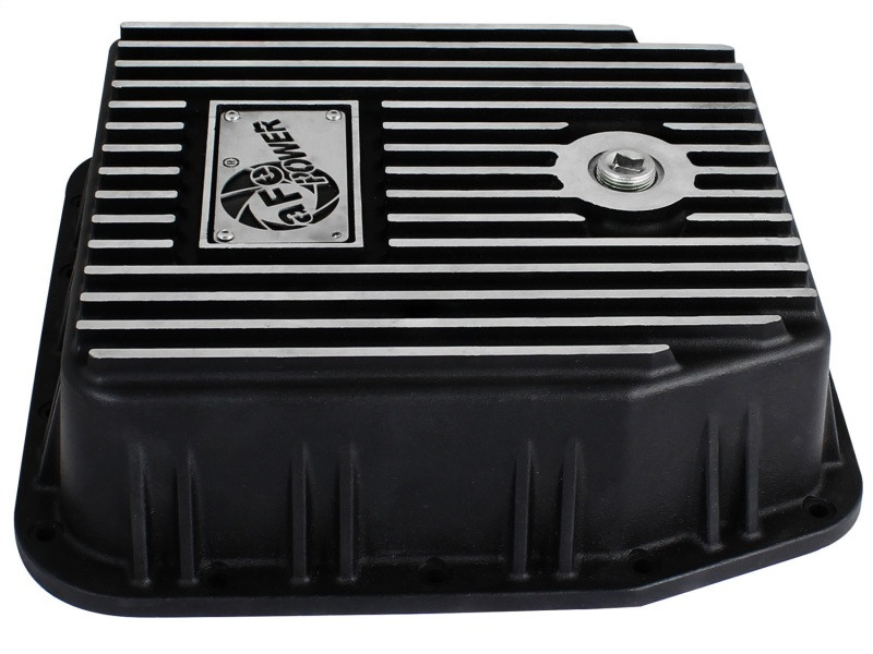 afe Transmission Pan (Black); Ford Trucks 94-08 AODE - 46-70222