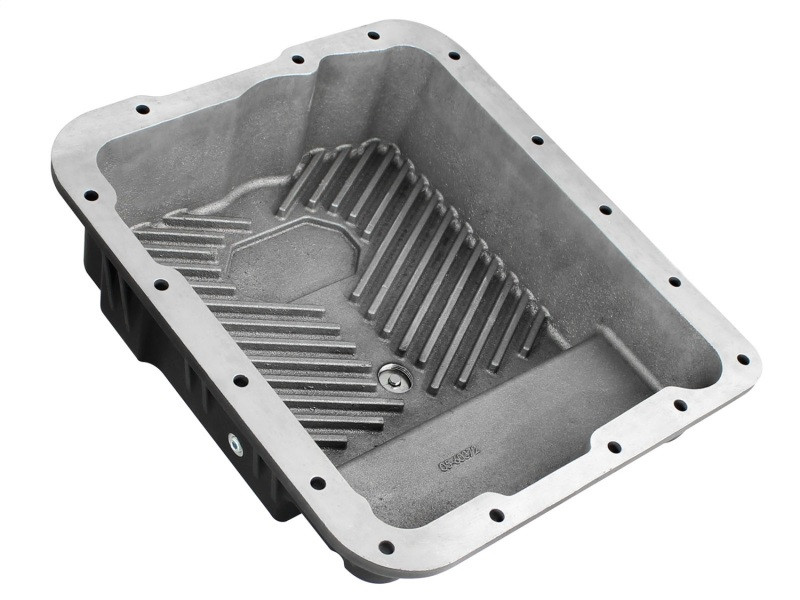 aFe Transmission Pan (Black w/ Machined Fins) GM Trucks 99-16 (4L60-E/4L60E/4L65E/4L70E/4L75E) - 46-70242