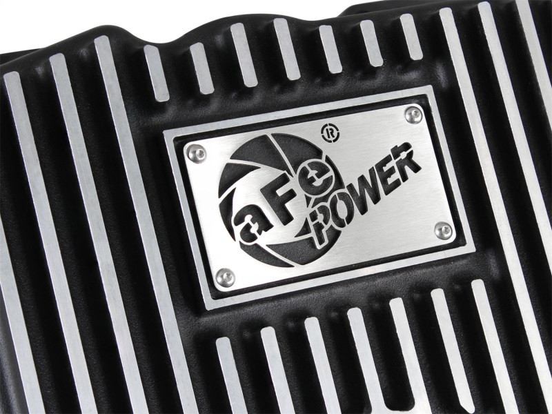 aFe Transmission Pan (Black w/ Machined Fins) GM Trucks 99-16 (4L60-E/4L60E/4L65E/4L70E/4L75E) - 46-70242
