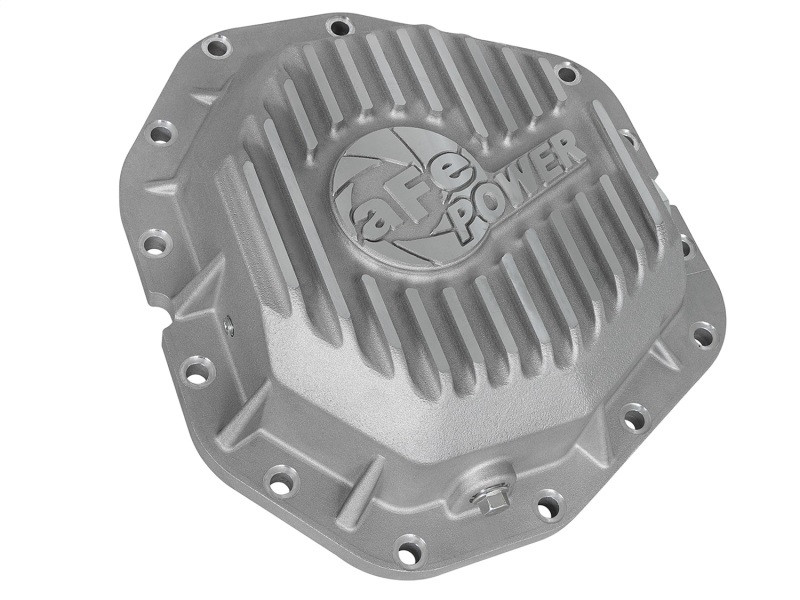 aFe Power Rear Diff Cover Raw Finish 2017 Ford F-350/F-450 V8 6.7L (td) Dana M300-14 (Dually) - 46-70380