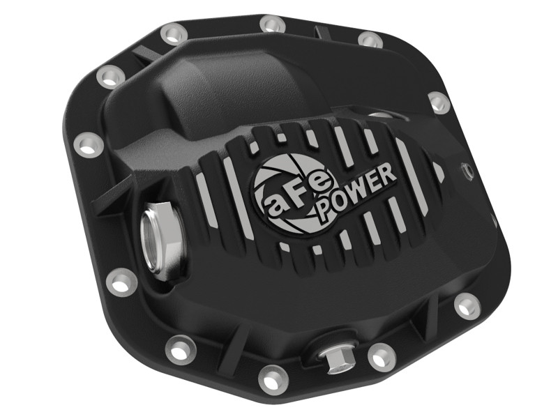 aFe Pro Series Front Differential Cover Black 2018+ Jeep Wrangler (JL) V6 3.6L (Dana M186) - 46-71010B