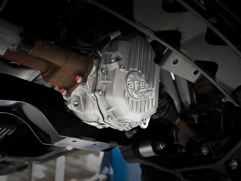 aFe Power 11-18 GM 2500-3500 AAM 9.25 Axle Front Differential Cover Raw Machined Street Series - 46-71050A