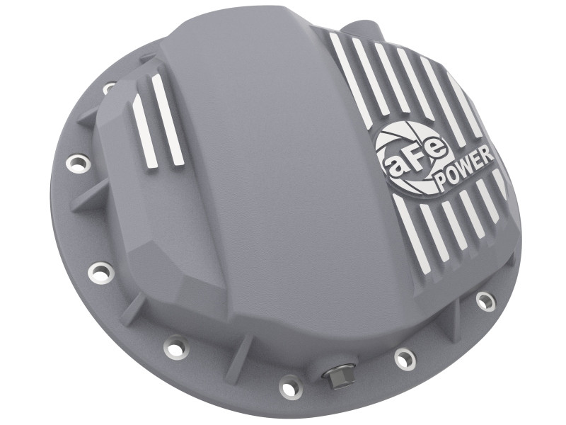 aFe Pro Series GMCH 9.5 Rear Diff Cover Raw w/ Machined Fins 19-20 GM Silverado/Sierra 1500 - 46-71140A