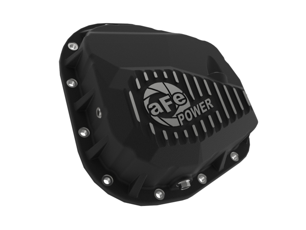 aFe 97-23 Ford F-150 Pro Series Rear Differential Cover Black w/ Machined Fins - 46-71320B