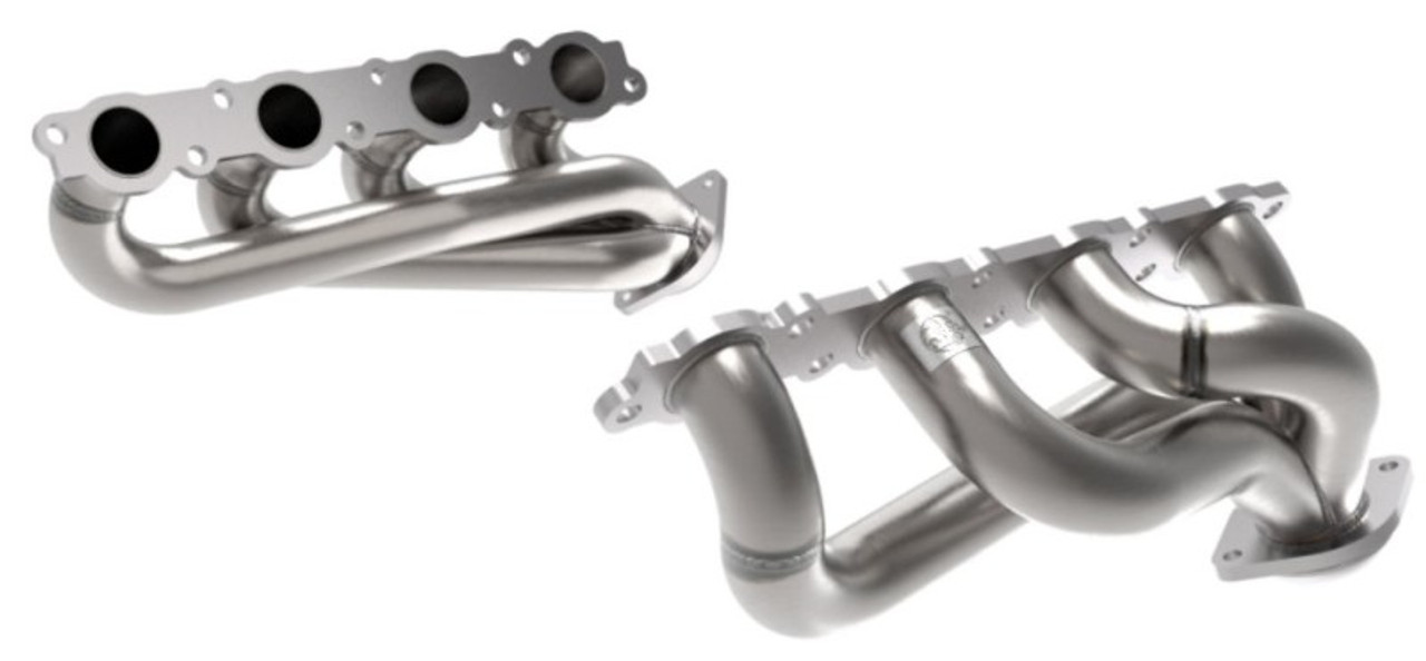 aFe Twisted Steel 1-7/8in 304 SS Headers 20-21 Ford F-250/F-350 V8-7.3L - 48-33029