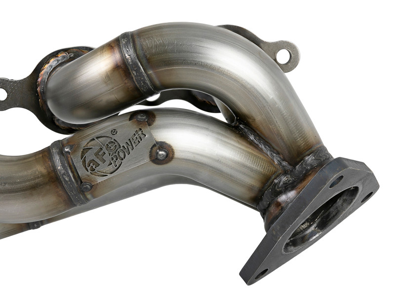 aFe Twisted Steel 1-3/4in 304SS Shorty Headers 2019 GM Silverado / Sierra 1500 V8-5.3L/6.2L - 48-34134