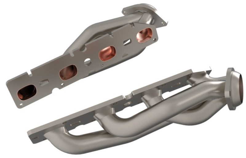 aFe Twisted Steel 11-21 Jeep Grand Cherokee (WK2) 5.7L V8 Headers - Titanium (Ceramic Coated) - 48-38029-T