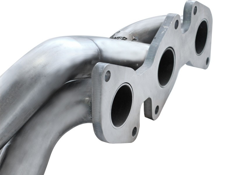 aFe 05-11 Toyota Tacoma V6-4.0L Twisted Steel 409 Stainless Steel Long Tube Header w/ Cat - 48-46001-1HC