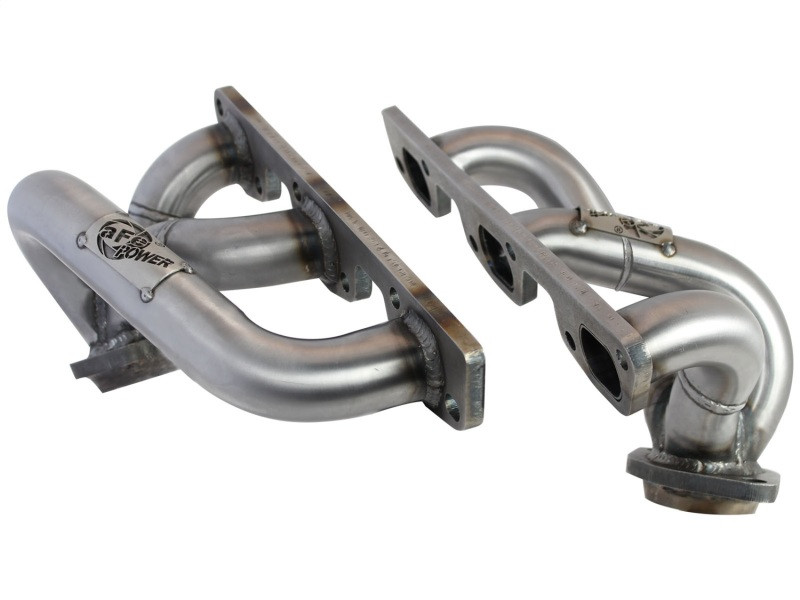 aFe Twisted Steel Header SS-409 HDR Jeep Wrangler JK 07-11 V6 3.8L - 48-46203
