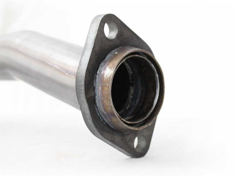 aFe Power Twisted Steel Y-Pipe Stainless Steel 2.5in 12-14 Jeep Wrangler V6 3.6L - 48-46208