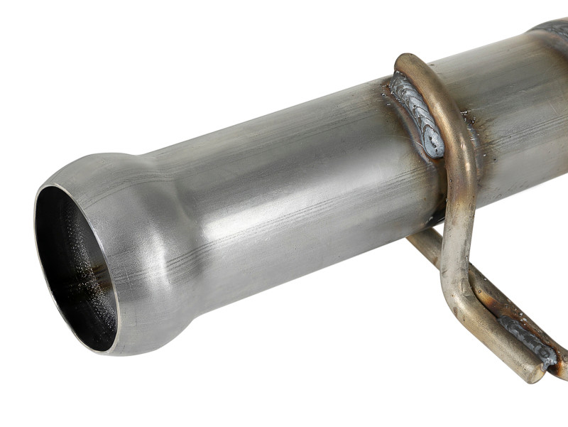 aFe POWER Twisted Steel Y-Pipe 2-1/4in 409 SS Exhaust System 2018 Jeep Wrangler (JL) V6-3.6L - 48-48026