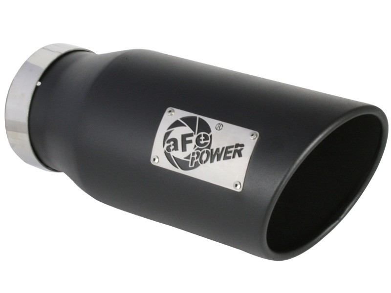 aFe ATLAS 5in Alum Steel DPF-Back Exhaust System w/Black Tip 19-20 Ram Diesel Trucks L6-6.7L (td) - 49-02075-B