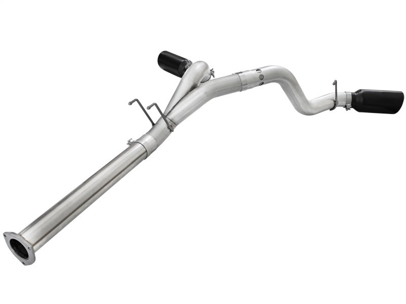 aFe Atlas Exhaust 4in DPF-Back Al Steel 11-14 Ford Diesel Trucks V8-6.7L (td) - 49-03065-B