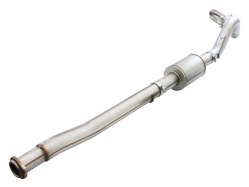 aFe Atlas Exhausts 4in Cat-Back Aluminized Steel Exhaust 2015 Ford F-150 V6 3.5L (tt) Polished Tip - 49-03069-P