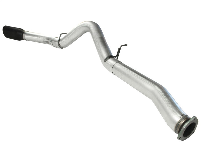 aFe Atlas Exhaust 5in DPF-Back Al Steel 07.5-10 GM Diesel Trucks V8-6.6L (td) LMM (Blk Tip) - 49-04040-B