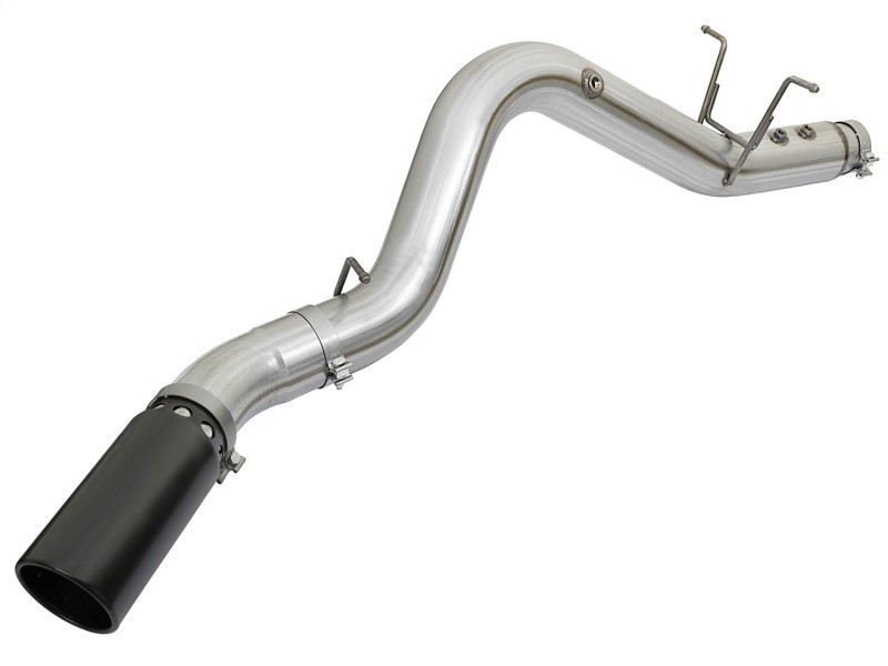 aFe ATLAS 5in DPF-Back Aluminized Steel Exhaust System GM Diesel Trucks 2017 V8 6.6L (td) L5P - 49-04085-B