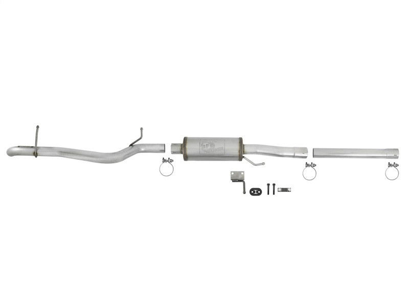 aFe Scorpion 2-1/2in Aluminized Steel Cat-Back Exhaust 07-18 Jeep Wrangler (JK) V6 3.6L/3.8L (2/4dr) - 49-08055