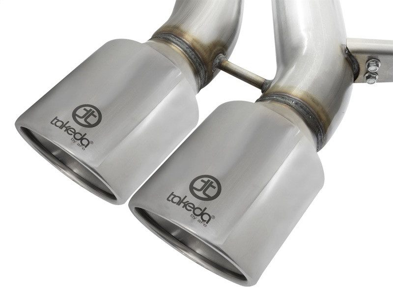 aFe POWER Takeda 3in 304 SS Cat-Back Exhaust w/ Polished Tips 13-17 Ford Focus ST L4-2.0L (t) - 49-33083-P