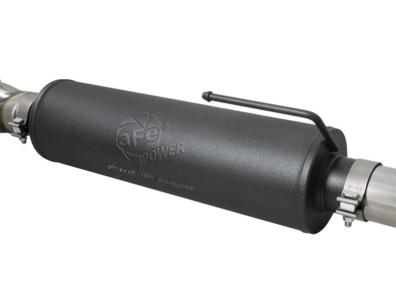 aFe MACH Force-Xp Cat-Back Exhaust w/Dual Hi-Tuck Tips Black 17-18 Ford F-150 Raptor V6-3.5L (tt) - 49-33095-B