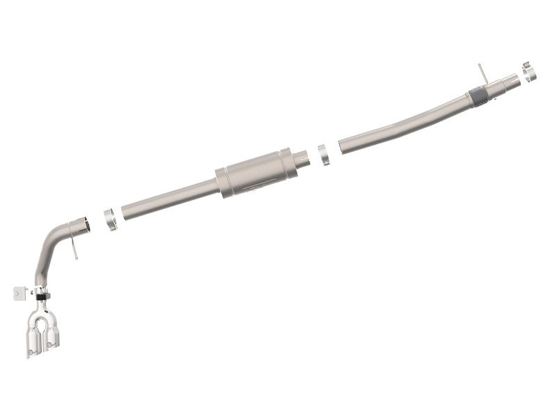 aFe Rebel Series 3in 304 SS Cat-Back Exhaust Side Exit w/ Polished Tips 19 Ford Ranger L4-2.3L (t) - 49-33111-P