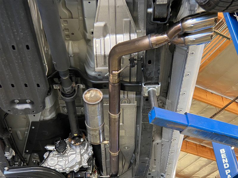 aFe Rebel Series 3in 304 SS Cat-Back Exhaust Side Exit w/ Black Tips 19-20 Ford Ranger L4-2.3L (t) - 49-33119-B