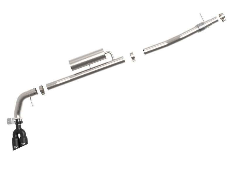 aFe Rebel Series 3in 304 SS Cat-Back Exhaust Side Exit w/ Black Tips 19-20 Ford Ranger L4-2.3L (t) - 49-33119-B