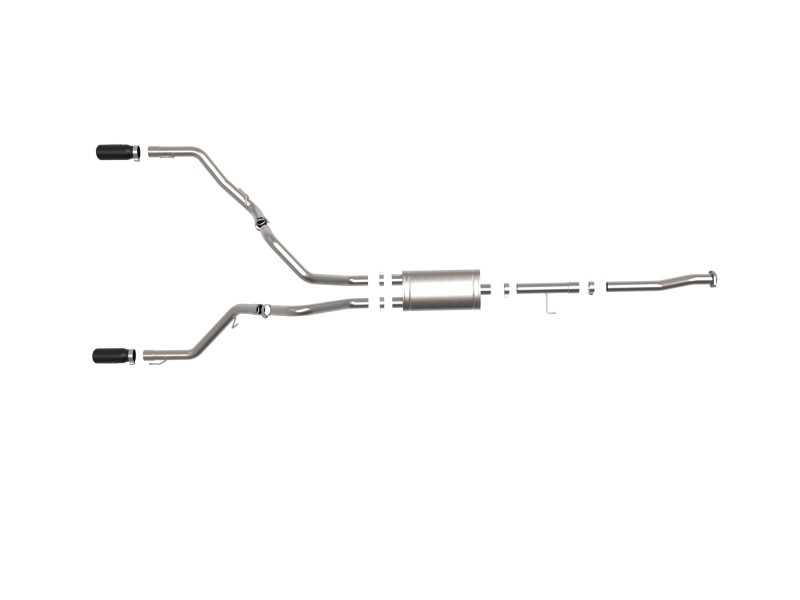aFe Vulcan Series 3in 304SS Cat-Back w/ Black Tips 15-20 Ford F-150 V6 2.7L/35L(tt) / V8 5.0L - 49-33130-B