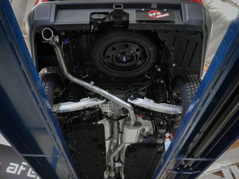 aFe 22-23 Ford Maverick EcoBoost L4 2.0L(t) Vulcan Series 2-1/2in 304 SS Cat-Back w/ Polished Tip - 49-33145-P