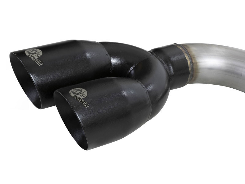 aFe Vulcan Series 3in 304SS Exhaust Cat-Back w/Blk Tip 2019 GM Silverado/Sierra 1500 V6-4.3L/V8-5.3L - 49-34106-B
