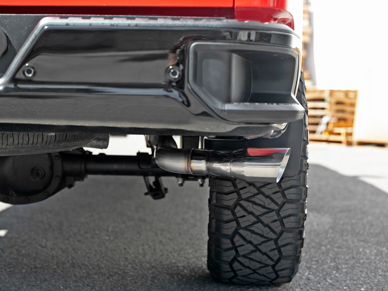 aFe Vulcan Series 3in 304SS Exhaust Cat-Back w/Pol Tip 2019 GM Silverado/Sierra 1500 V6-4.3L/V8-5.3L - 49-34106-P