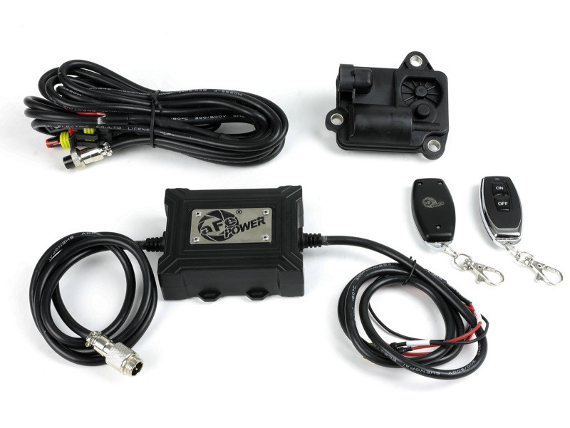 aFe Gemini XV 3in 304 SS Cat-Back Exhaust w/ Cutout 19-21 GM Silverado/Sierra 1500 V8- w/ Black Tips - 49-34139-P