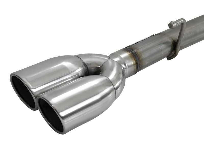 aFe Gemini XV 3in 304 SS Cat-Back Exhaust w/ Cutout 19-21 GM Silverado/Sierra 1500 V8- w/ Black Tips - 49-34139-P