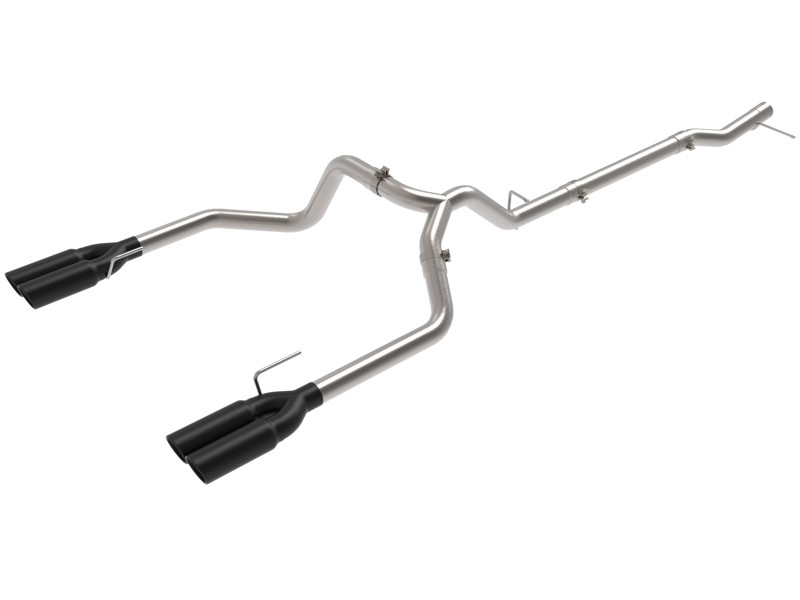 aFe 23-24 GM Trucks L6-3.0L (td) LZ0 Vulcan Series 3in 304 SS DPF-Back Exhaust System w/ Black Tip - 49-34146-B