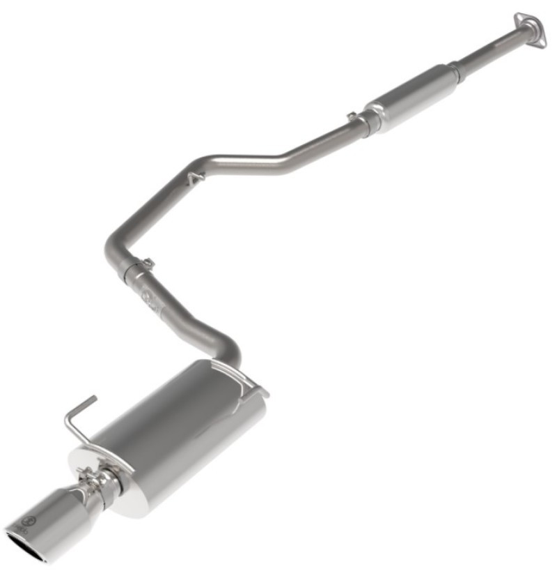 aFe POWER Takeda 12-16 Subaru Impreza 2.0L 2.5in 304SS CB Exhaust w/ Polished Tips - 49-36052-P