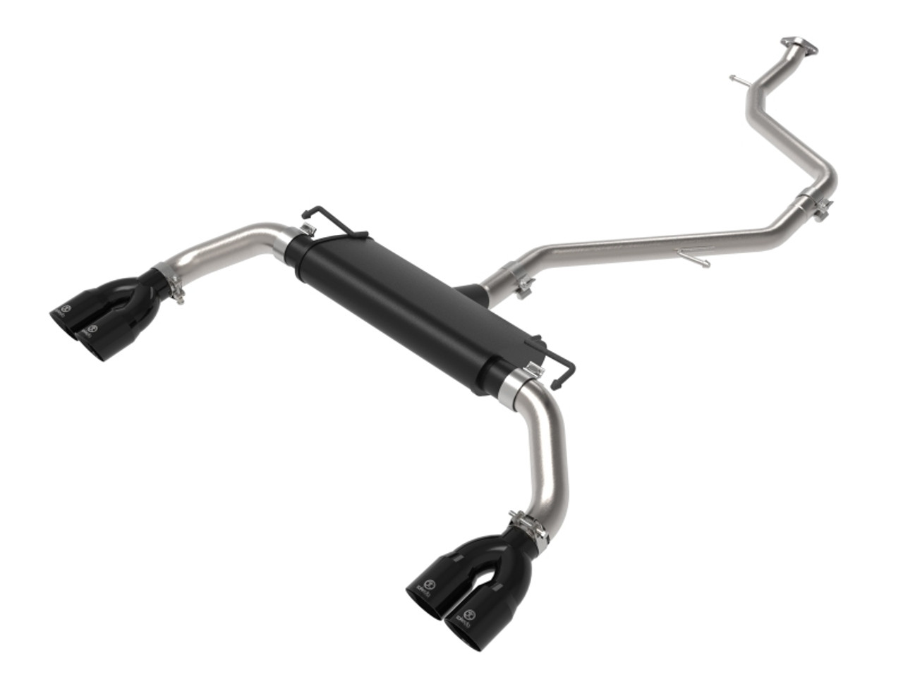 aFe 19-21 Lexus UX200 Takeda 2in - 2.5in. 304 SS Cat-Back Exhaust System w/ Black Tip - 49-36054-B