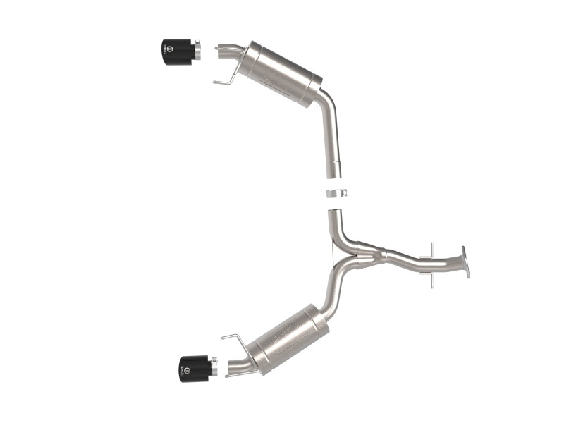 aFe POWER Takeda 06-13 Lexus IS250/IS350 SS Axle-Back Exhaust w/ Black Tips - 49-36055-B