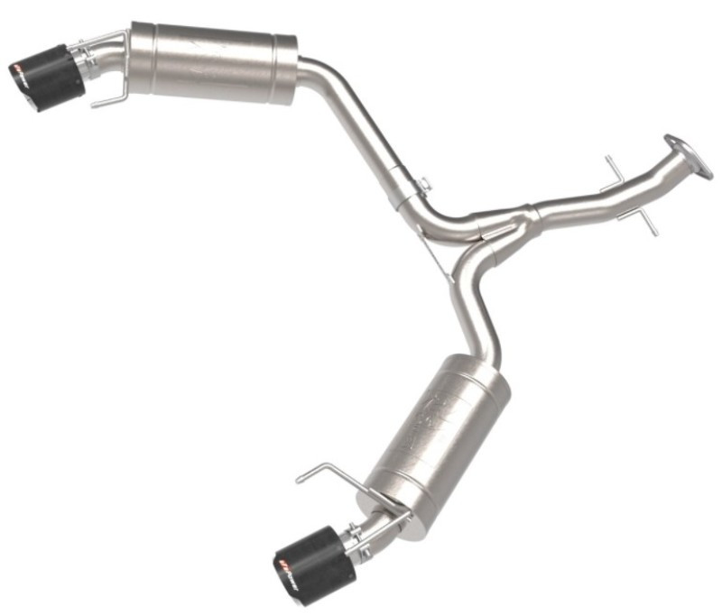 aFe POWER Takeda 06-13 Lexus IS250/IS350 SS Axle-Back Exhaust w/ Carbon Tips - 49-36055-C