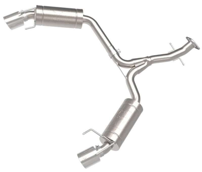 aFe POWER Takeda 06-13 Lexus IS250/IS350 SS Axle-Back Exhaust w/ Polished Tips - 49-36055-P