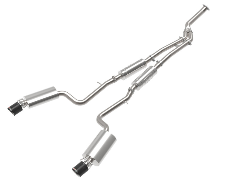 aFe POWER Takeda 16-17 Lexus IS200t L4-2.0L (t) 2.5in-3in 304 SS CB Exhaust - Carbon Fiber - 49-36059-C