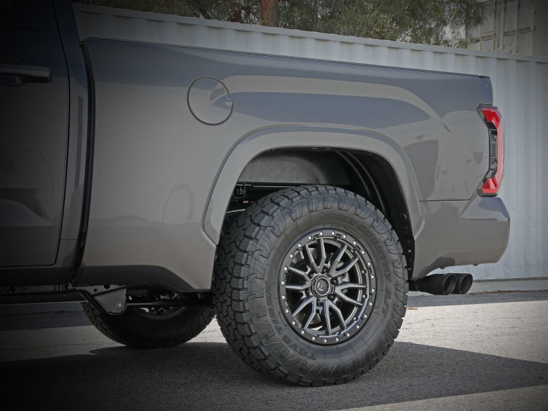 aFe 2022 Toyota Tundra V6-3.5L (tt) Vulcan Series 2.5in to 3in 304 SS Cat-Back Exhaust w/ Black Tip - 49-36061-B