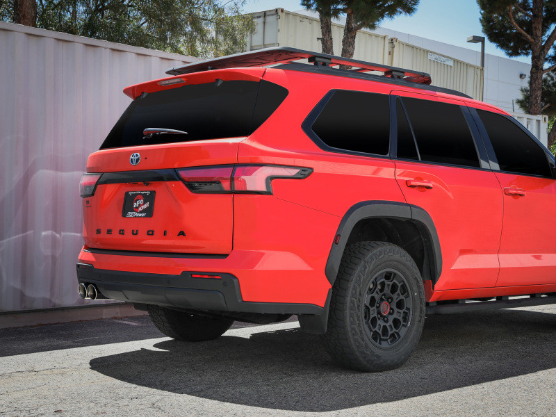 aFe 23-24 Toyota Sequoia V6 3.4L Vulcan Series 2-1/2in to 3in 304 SS Cat-Back Exhaust w/Polished Tip - 49-36068-P