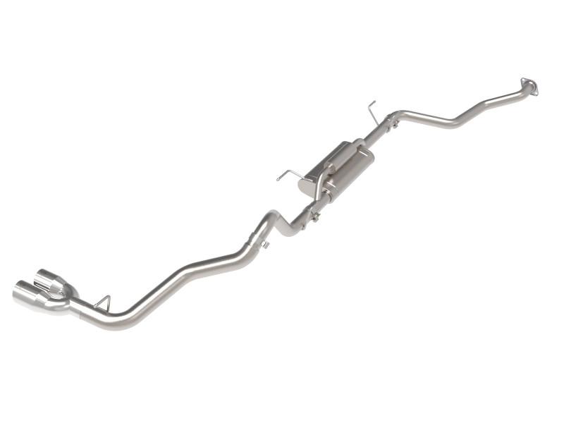 aFe 24-25 Toyota Tacoma L4-2.4L (t) Vulcan Series 2.5in to 3in Cat-Back w/ Polished Tip - 49-36078-P