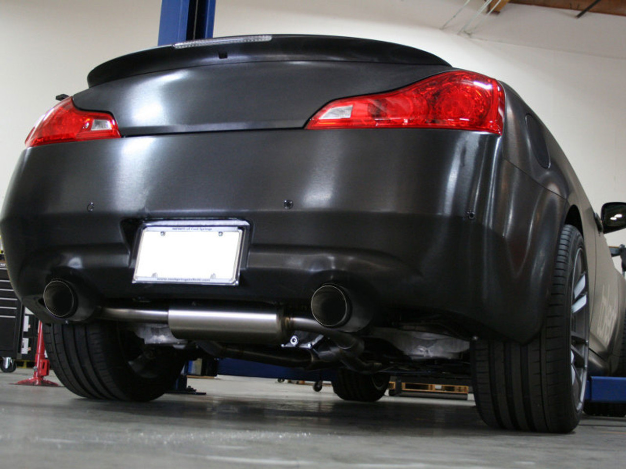 aFe Takeda 2-1/2in 304SS Cat-Back Exhaust Infiniti G37 08-13/Q60 14-15 V6-3.7 w/ Carbon Fiber Tips - 49-36103-C