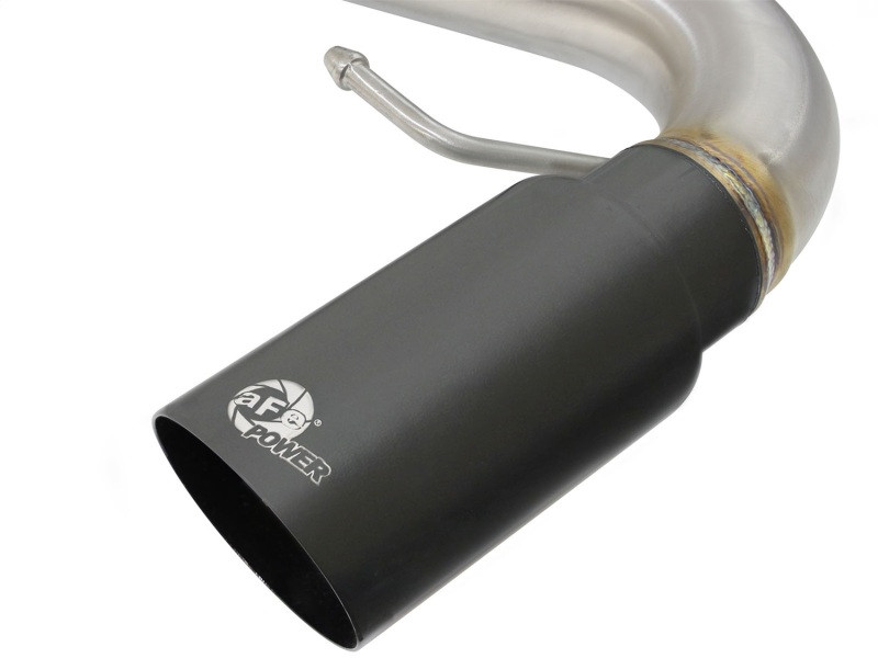 aFe MACHForce XP 2.5in Axle Back Stainless Exhaust w/ Black Tips 07-13 BMW 335i 3.0L L6 (E90/92) N55 - 49-36327-B