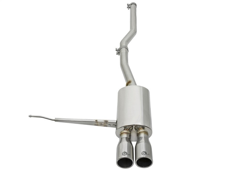 aFe MACHForce XP Exhausts Cat-Back SS-304 14-17 Mini Cooper S Hardtop 2-Door w/ Polished Tips - 49-36331-P