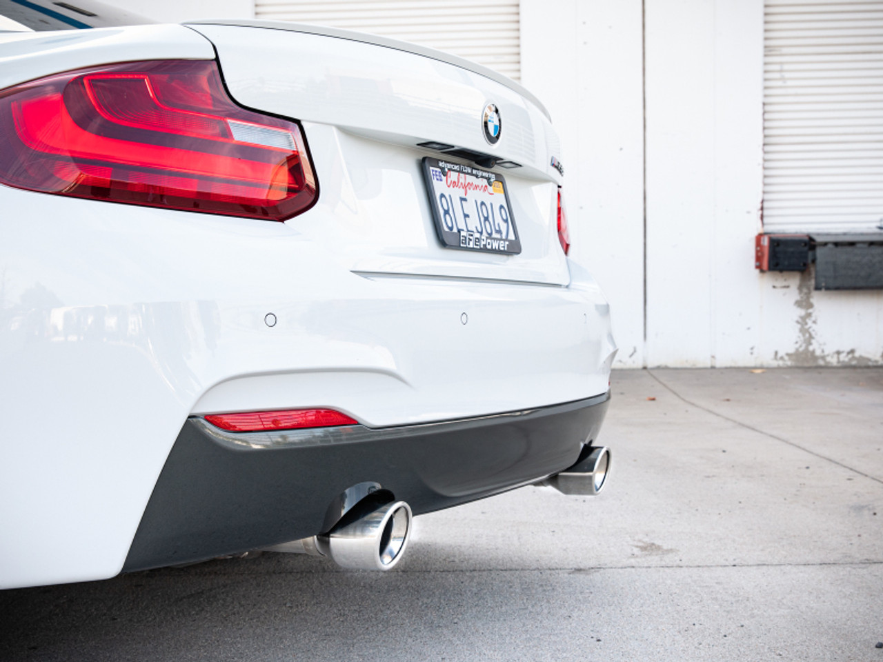 aFe MACHForce XP 3in to 2.5in 304 SS Cat-Back Exhaust w/ Polished Tips 14-16 BMW M235i - 49-36347-P
