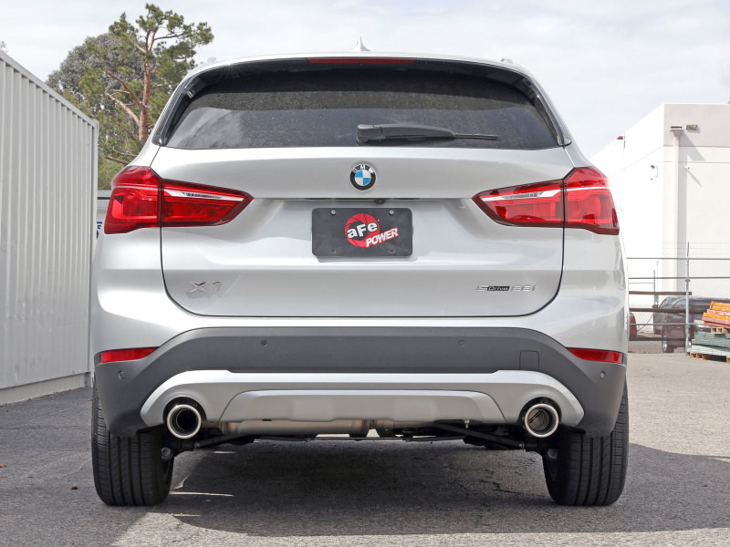 aFe 15-21 BMW X1 F48 L4 2.0L (t) MACH Force-Xp 3 to 2-1/2 IN SS Axle-Back Exhaust w/Polished Tip - 49-36349-P