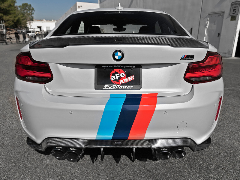 aFe MACHForce XP Exhausts Cat-Back SS 19-21 BMW M2 Competition L6-3.0L w/Black Tips - 49-36350-B